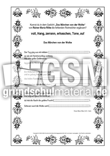 Reimwörter-Das Märchen von der Wolke-Rilke.pdf